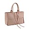 2IN1 FASHION TRENDY SATCHEL BAG AND MINI BAG SET