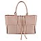 2IN1 FASHION TRENDY SATCHEL BAG AND MINI BAG SET