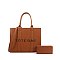 2-in-1 Tote Bag + Wallet Matching Set