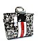 MICHELLE OBAMA METAL HANDLE HANDBAG