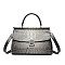 Quality Crocodile Medium Size Buckled Satchel