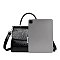 Quality Crocodile Medium Size Buckled Satchel