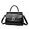 Quality Crocodile Medium Size Buckled Satchel