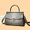 Quality Crocodile Medium Size Buckled Satchel