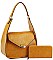 2IN1 FASHION SHOULDER BAG WITH MATCHING WALLET