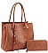 2 IN 1 FASHION SATCHEL WALLET SET