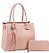 2 IN 1 FASHION SATCHEL WALLET SET