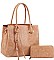 2 IN 1 FASHION SATCHEL WALLET SET