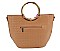 2IN1 FASHION SILK SCARF PLAIN CHECKER STYLE TOTE