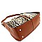2 IN 1 DRAWSTRING LEOPARD & SNAKE PATCH HOBO
