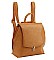 TRENDY CUTE MINI PLAIN CONVERTIBLE BACKPACK
