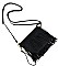 TWO STRAPPED MODERN TASSEL CROSSBODY BAG