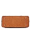 3 in1 Round Handle Accent Satchel Value SET
