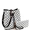Expandable Strap Drawstring Bucket Monogram Hobo Wallet