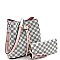 Expandable Strap Drawstring Bucket Monogram Hobo Wallet