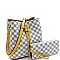 Expandable Strap Drawstring Bucket Monogram Hobo Wallet