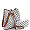 Expandable Strap Drawstring Bucket Monogram Hobo Wallet