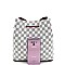 Expandable Strap Drawstring Bucket Monogram Hobo Wallet