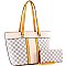 Monogram Two-Tone Shopper Tote Wallet SET