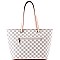 Monogram Two-Tone Shopper Tote Wallet SET