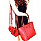 Bow Accent 5 in 1 Tote Value SET MH-EW3005