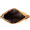 Structured Lizard Pattern 2 in 1 Satchel Wristlet SET