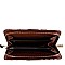 CHECKERED 3 IN 1 TOTE WALLET & WRISTLET SET