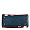 CHECKERED BOSTON SATCHEL & WRISTLET SET