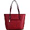 3 IN 1 SNAKE TRIM TOTE CROSS BODY & WRISTLET SET