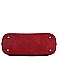 3 IN 1 SNAKE TRIM TOTE CROSS BODY & WRISTLET SET