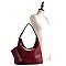 TEXTURED LIZARD PRINT HOBO WRISTLET SET
