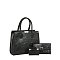 Alligator Croc 3-in-1 Satchel Set