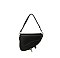 Stitch Flap Saddle Shoulder Bag