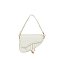Stitch Flap Saddle Shoulder Bag