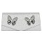 Glitter Butterfly Clutch Evening Bag