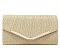 Metallic Satin Envelope Clutch Evening Bag