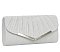 Metallic Satin Envelope Clutch Evening Bag