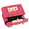 Croc Aligator Flap Mini Crossbody Bag
