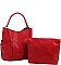 STYLISH 2 IN 1 SHOULDER SATCHEL WITH LONG STRAP JYF-0287