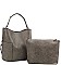 STYLISH 2 IN 1 SHOULDER SATCHEL WITH LONG STRAP JYF-0287
