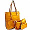 4 in 1 Tall Shopper Tote Wallet SET