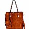 4 in 1 Tall Shopper Tote Wallet SET