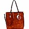 4 in 1 Tall Shopper Tote Wallet SET