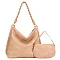 Braided Handle Hobo / Shoulder Bag Set wholesale
