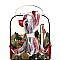 Metal Handle Authentic Cartoon Version Frida Kahlo Backpack