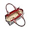 2-Way Authentic Frida Kahlo Flower Theme Wing Satchel