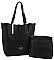 2IN1 FASHION STYLISH TOTE BAG WITH MINI BAG SET