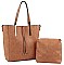2IN1 FASHION STYLISH TOTE BAG WITH MINI BAG SET