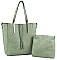 2IN1 FASHION STYLISH TOTE BAG WITH MINI BAG SET