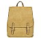 MODERN PLAIN BUCKLE DESIGN BACKPACK